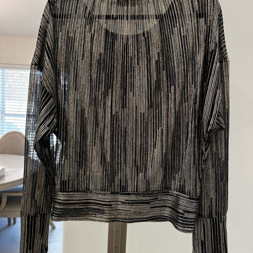 Ramy Brook Dori Metallic Striped Women's Top - Picture 10 of 11